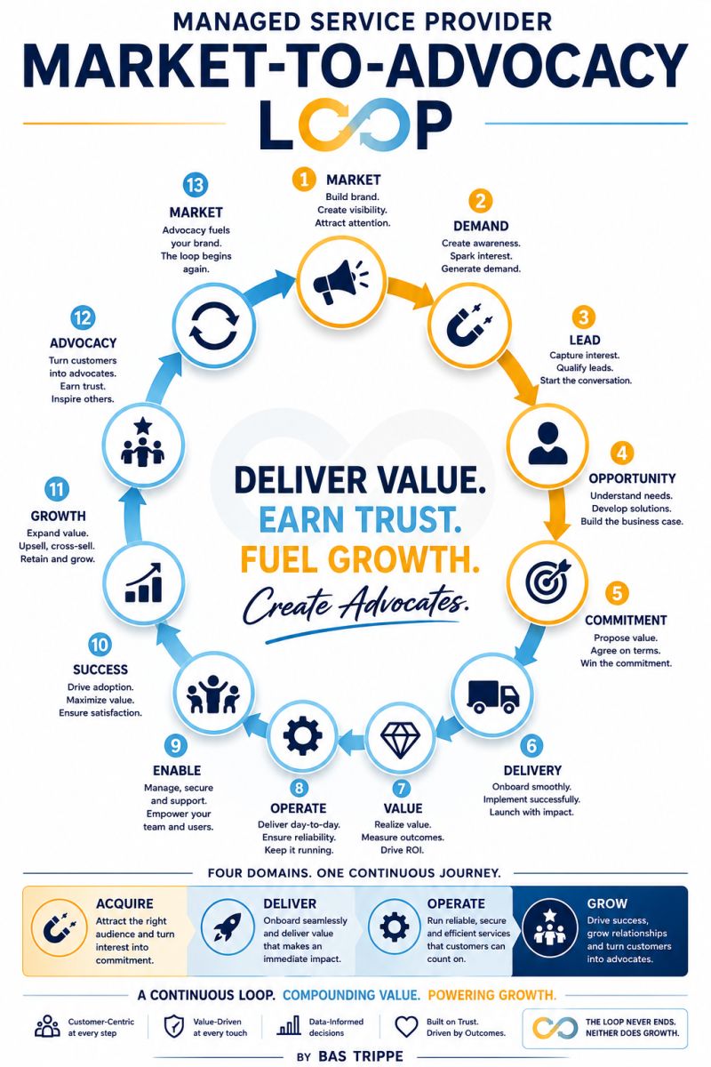Market-to-Advocacy Loop voor Managed Service Providers